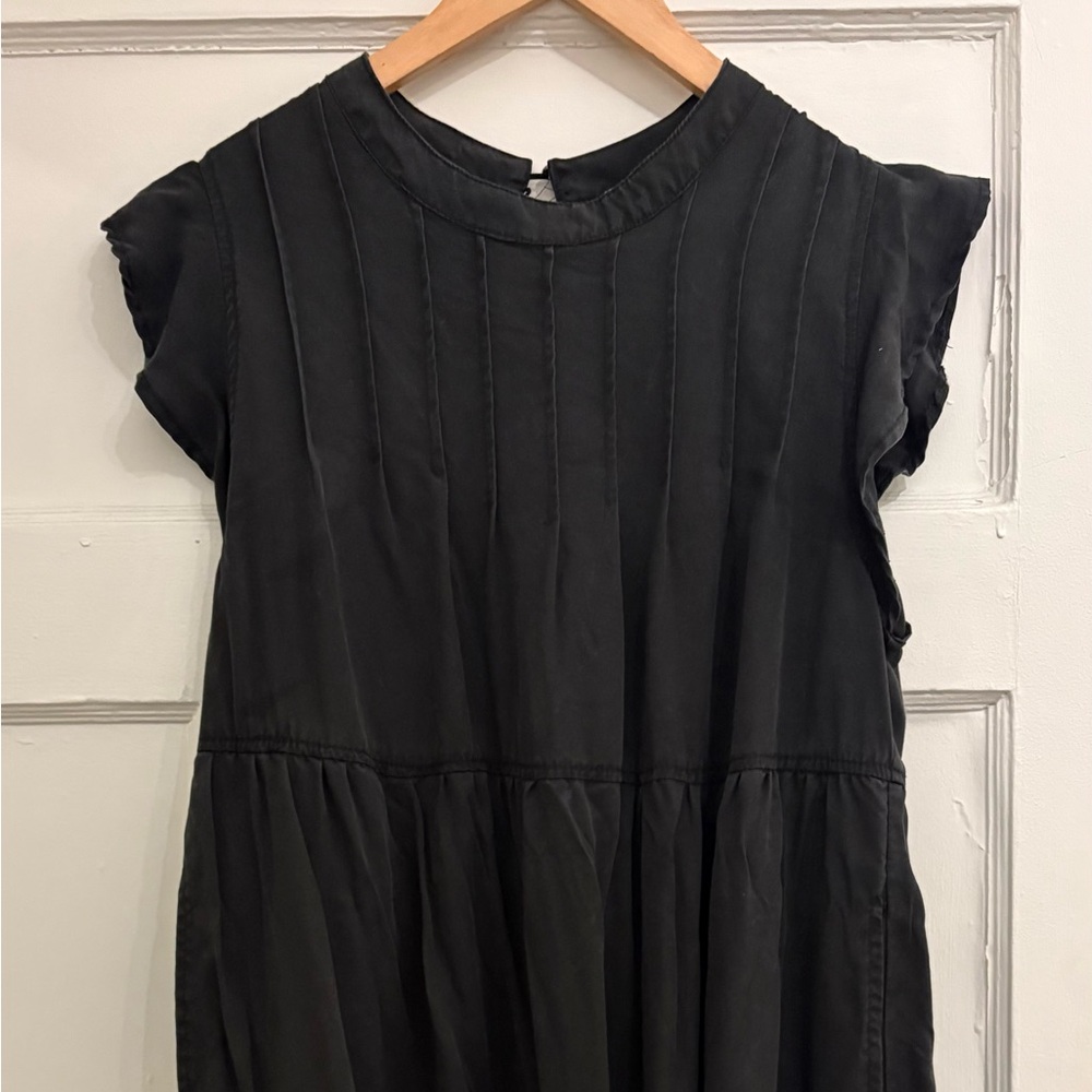 Black Tape_ Charcoal Dress
